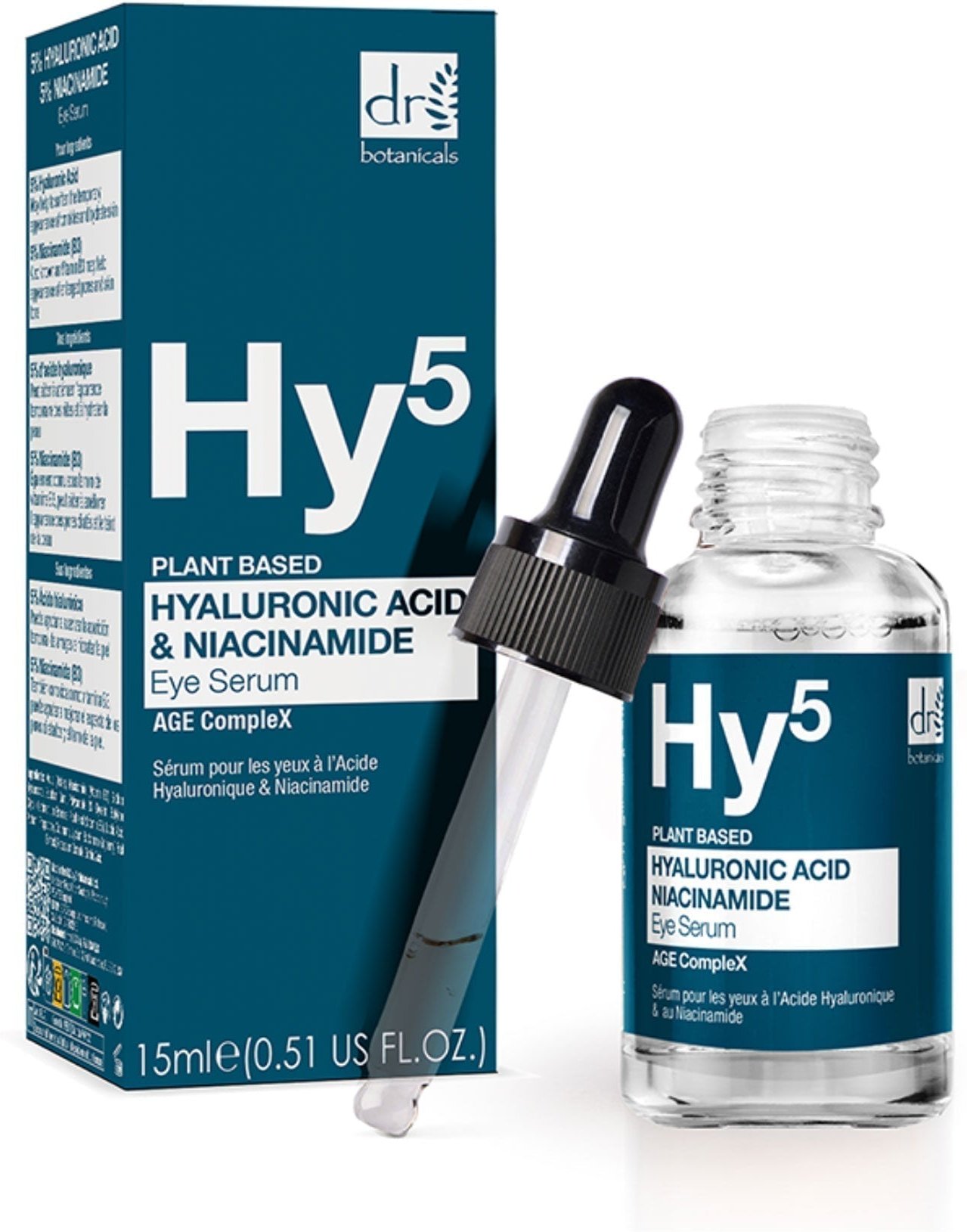 Thumbnail - Dr Botanicals Hyaluronsäure 5% & Niacinamid 5% Augenserum 15ml
