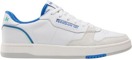Reebok - Herren/Damen Unisex Sneaker "Phase Court", Wildleder (Weiß/Blau)