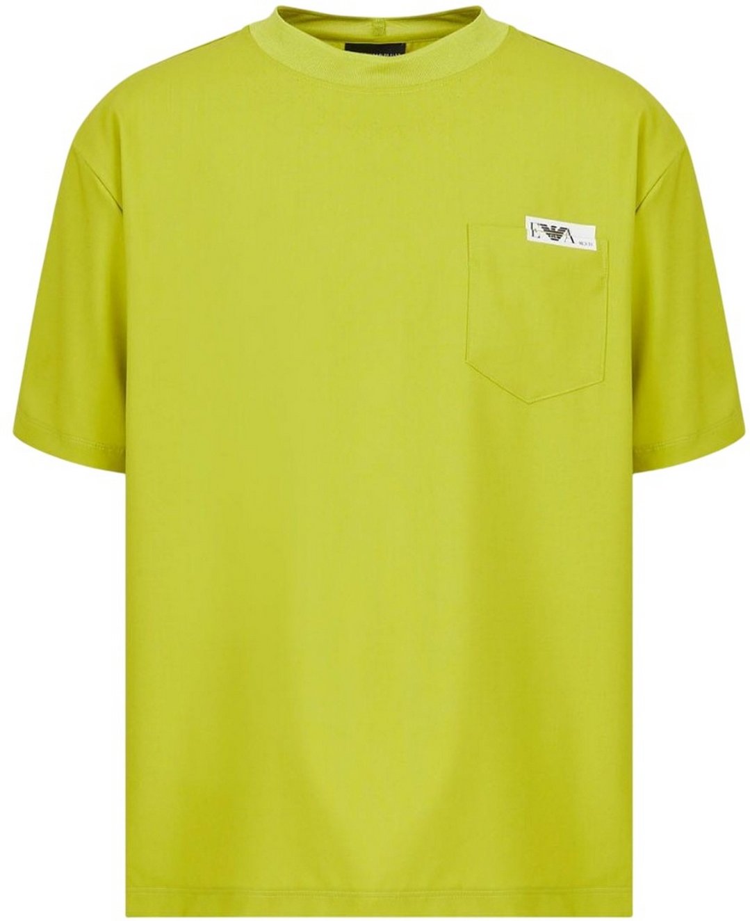 Emporio Armani - T-Shirt für Herren, Brusttasche (Grün)