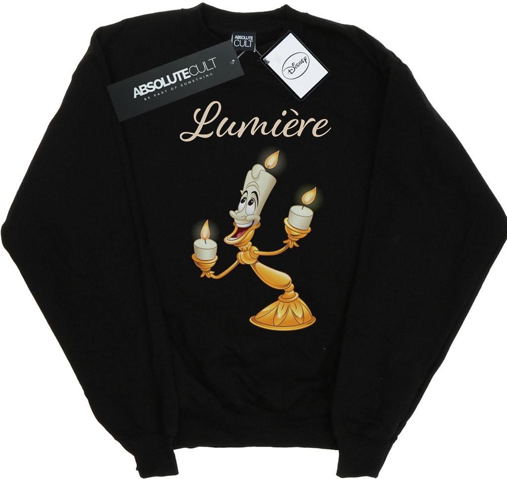 Disney - "Beauty And The Beast Be Our Guest" Sweatshirt für Damen (Schwarz)