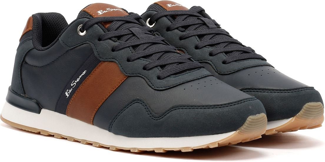 Ben Sherman Owen Retro Herren Braun Sneaker
