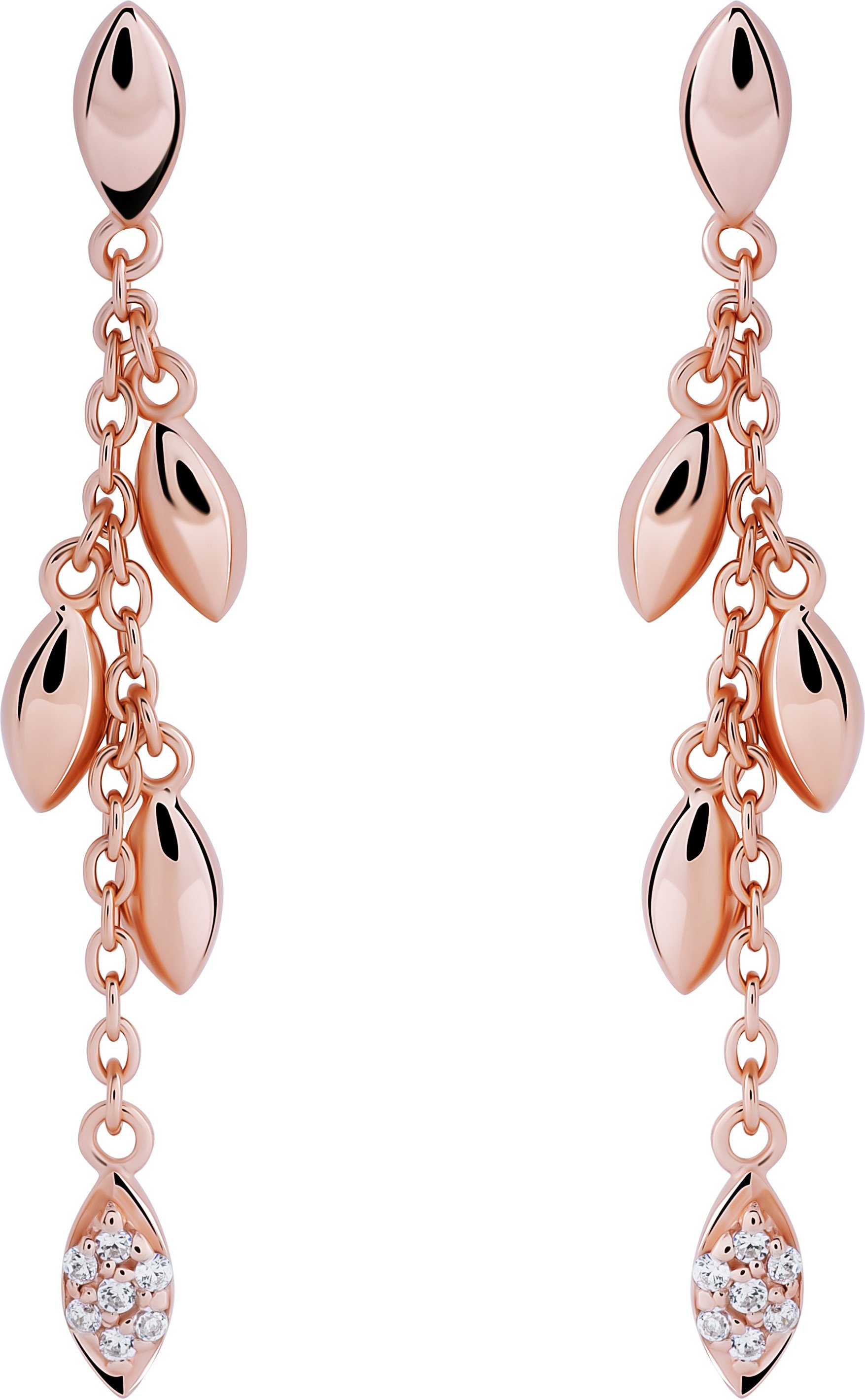Orphelia 'Loana' Tropfenohrringe aus 925er Sterlingsilber für Damen - Rosé ZO-7505/RG