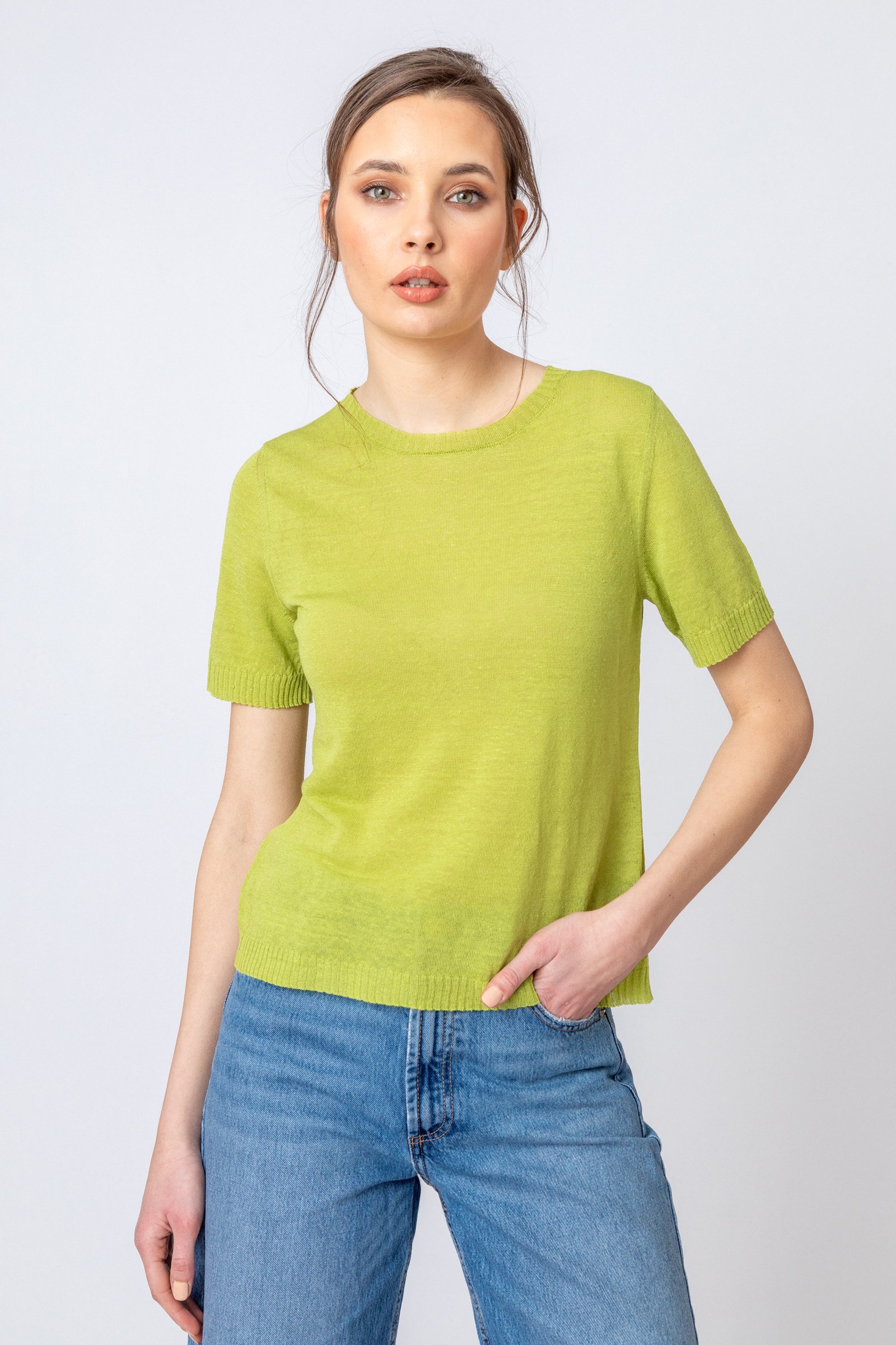 Ärmelloser Pullover, Strukturmuster