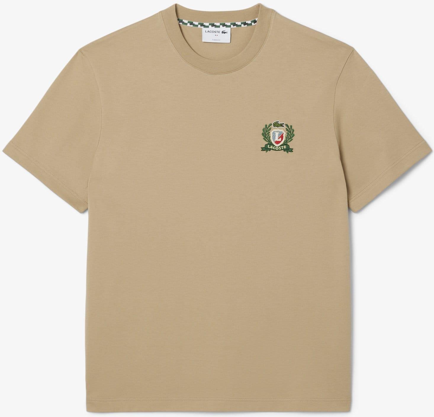 Lacoste - "French Made" T-Shirt für Herren (Beige)