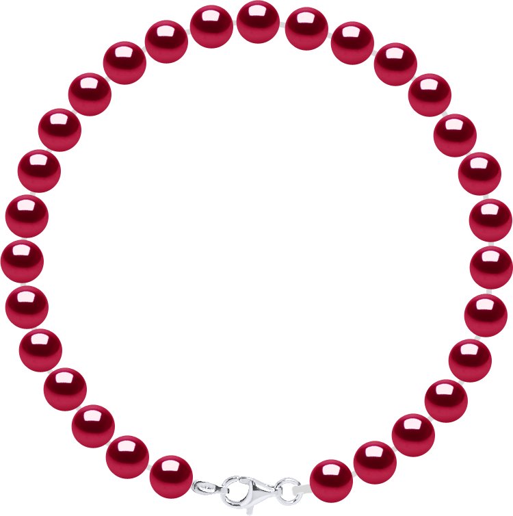 Armband aus echten Süßwasser-Zuchtperlen rund 6-7 mm