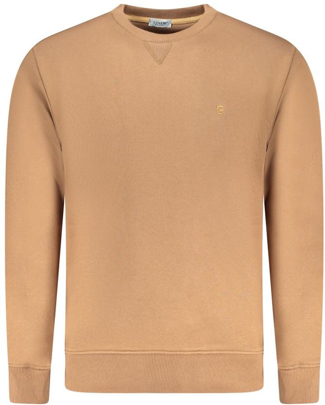 Coveri Moving Marrone Baumwolle Herren Sweatshirt