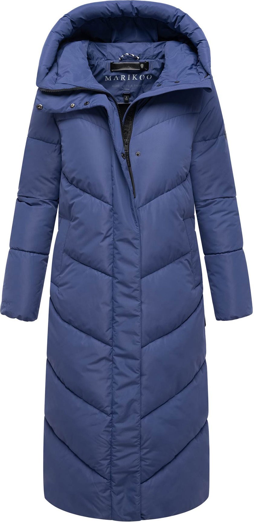 Marikoo Damen Wintersteppmantel Ranjaa mit Kapuze & reflektierenden Details