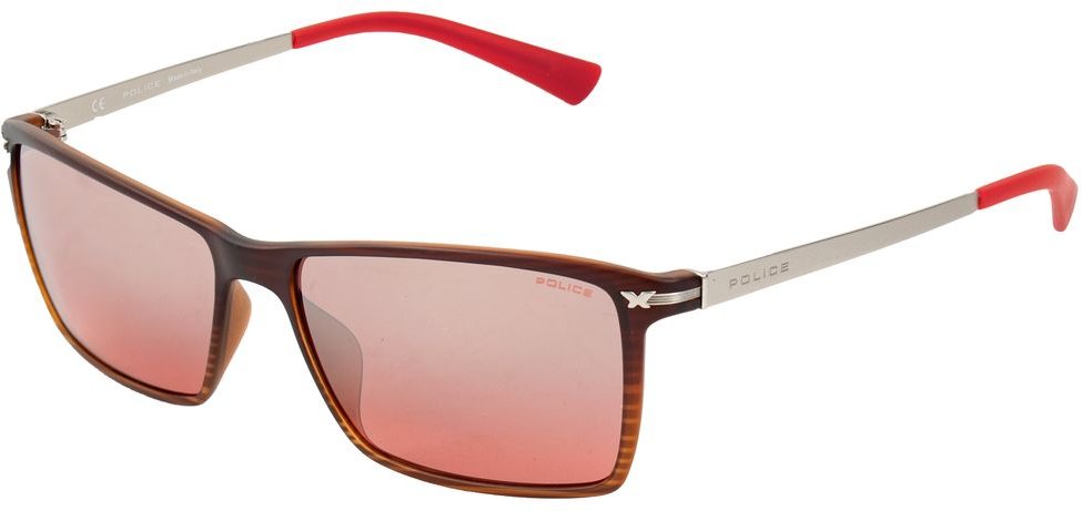 Police Rote Eingespritzte Sonnenbrille