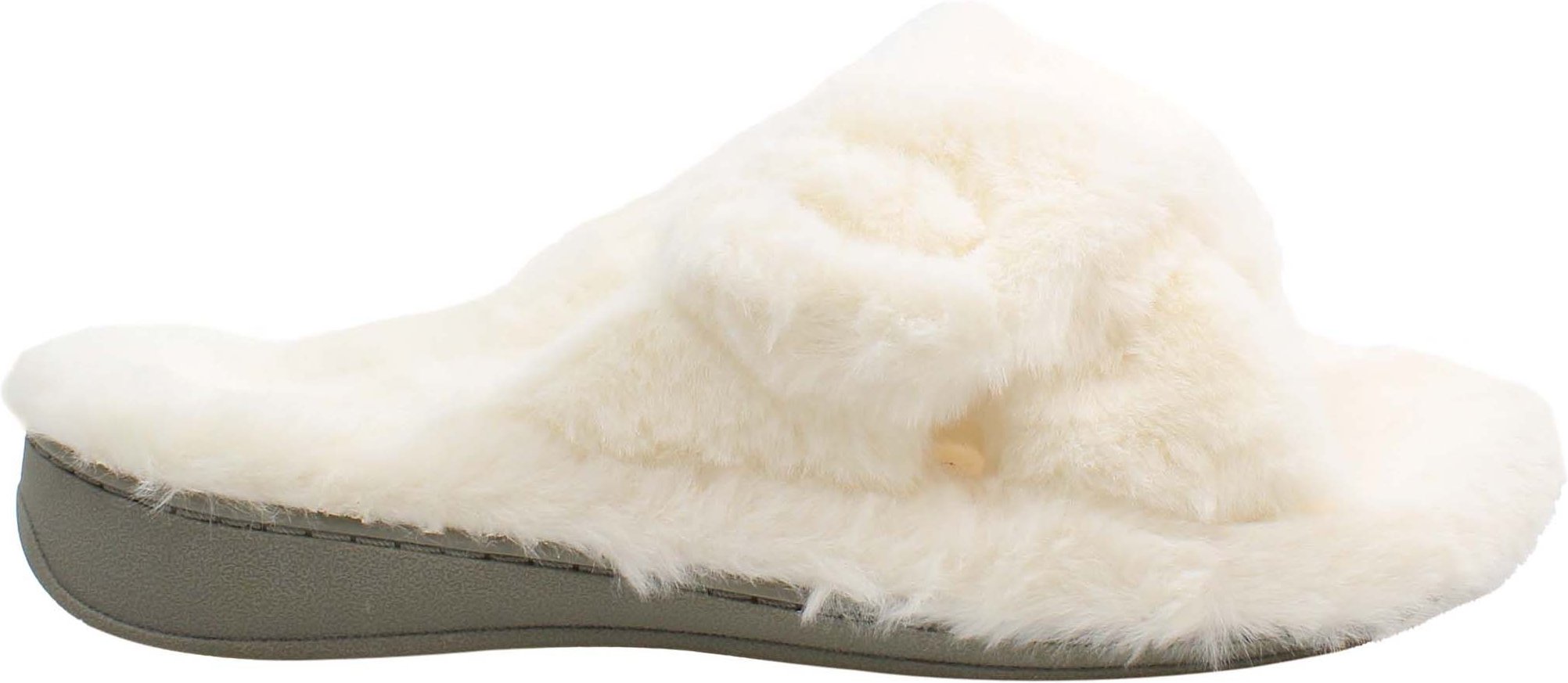 Vionic Indulge Relax Plüsch Damenweiße Hausschuhe
