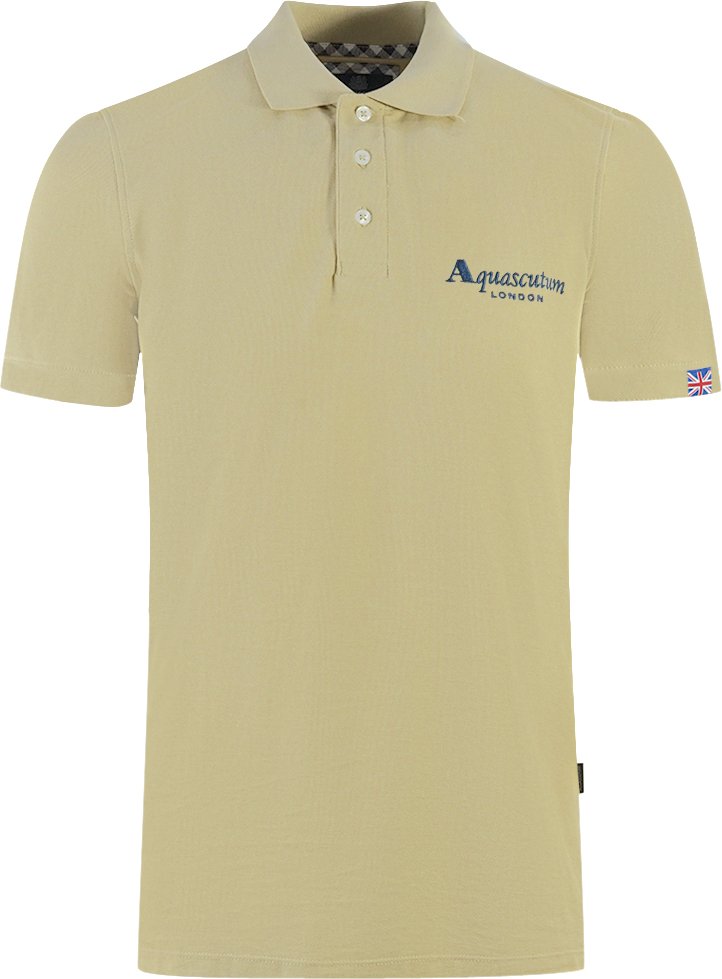 Aquascutum London Klassisches Poloshirt in Beige