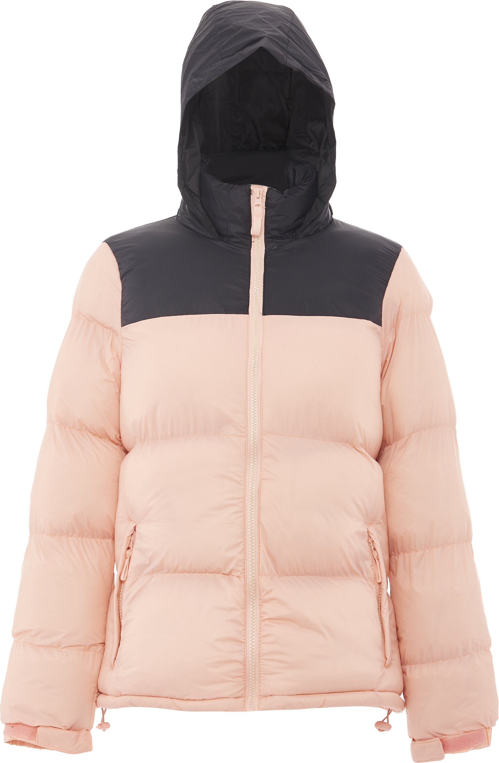 Mymo Wattierte Steppjacke Damen Pfirsich Schwarz