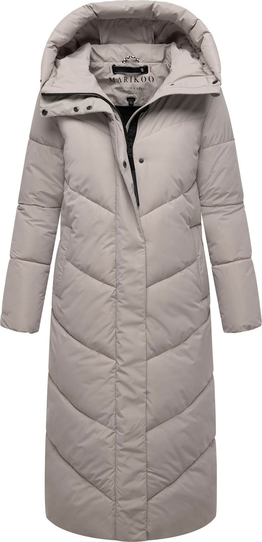 Marikoo Damen Wintersteppmantel Ranjaa mit Kapuze & reflektierenden Details