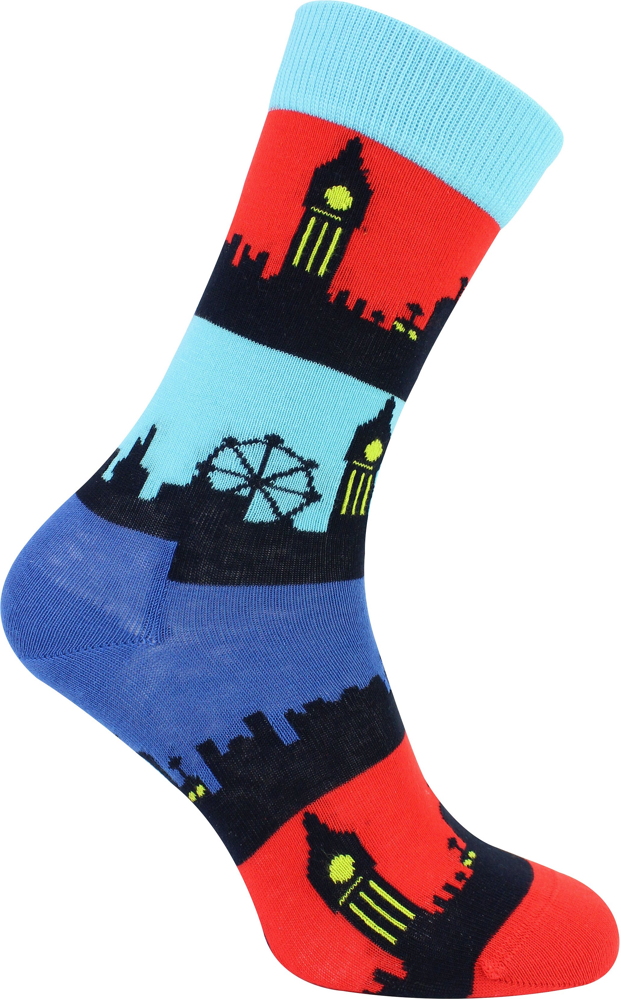 London Landmark Socken | Happy Socks | Geschenk-Socken - Blau