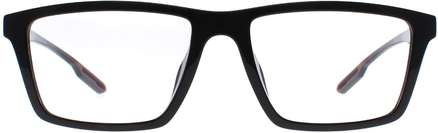 Emporio Armani Rechteck Herren Glänzend Schwarz EA4189U