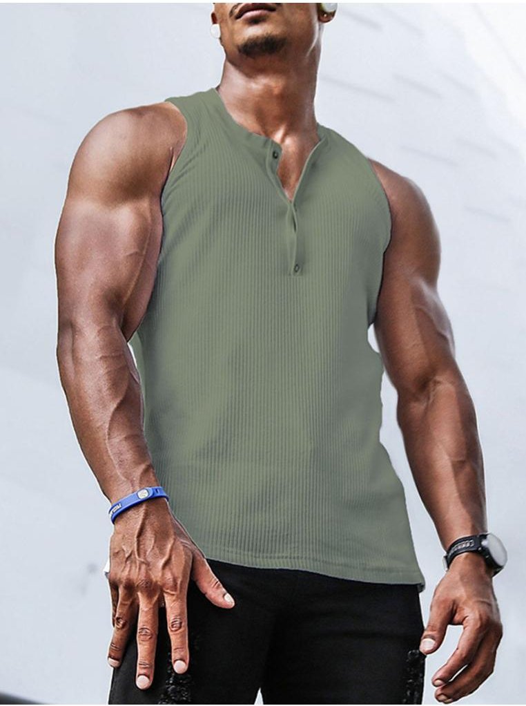 Herren Plus-Size Ripp-Top