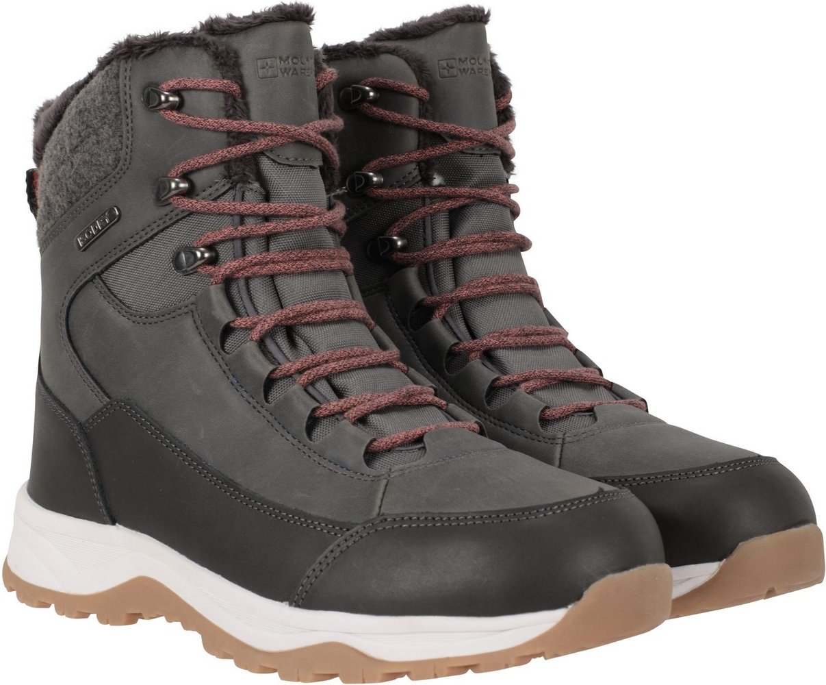 Mountain Warehouse - Damen Schneestiefel "Tundra", Leder (Khaki)