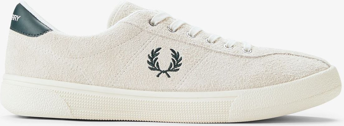Fred Perry Tennisschuh Wildleder Herren Ecru/Grassroot Sneakers