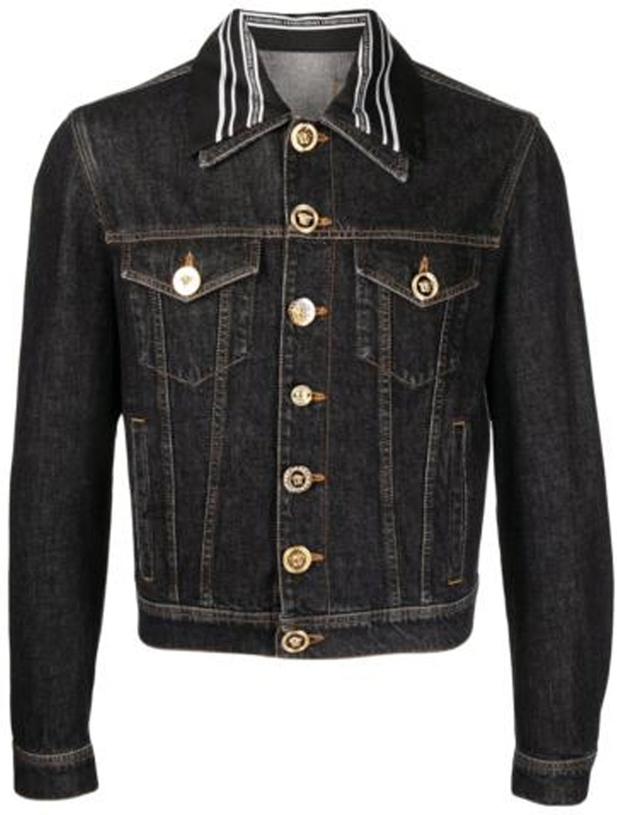 Versace Jeansjacke mit Medusa-Motiv