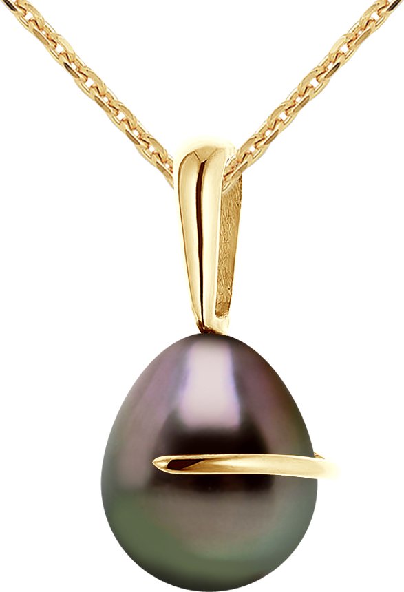 DIADEMA - Anhänger - Gelbgold und Tahiti-Perle