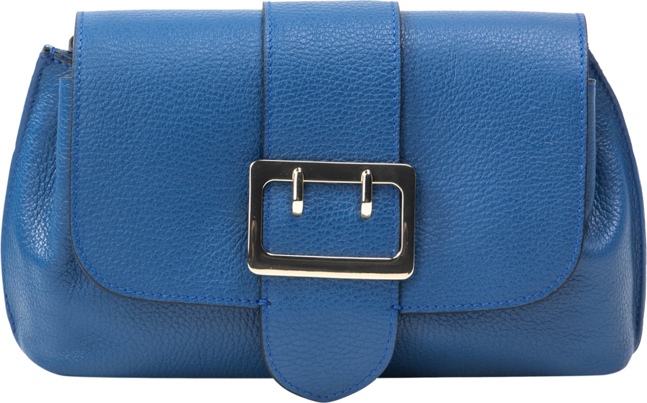 FELIPA Umhängetasche aus Leder Damen blau