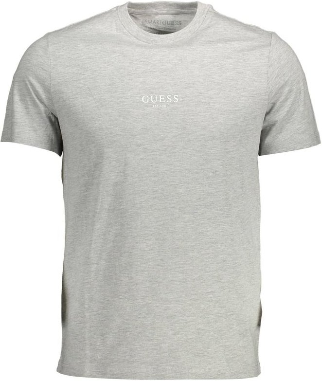 Guess Jeans Grigio Bio-Baumwolle Herren T-Shirt
