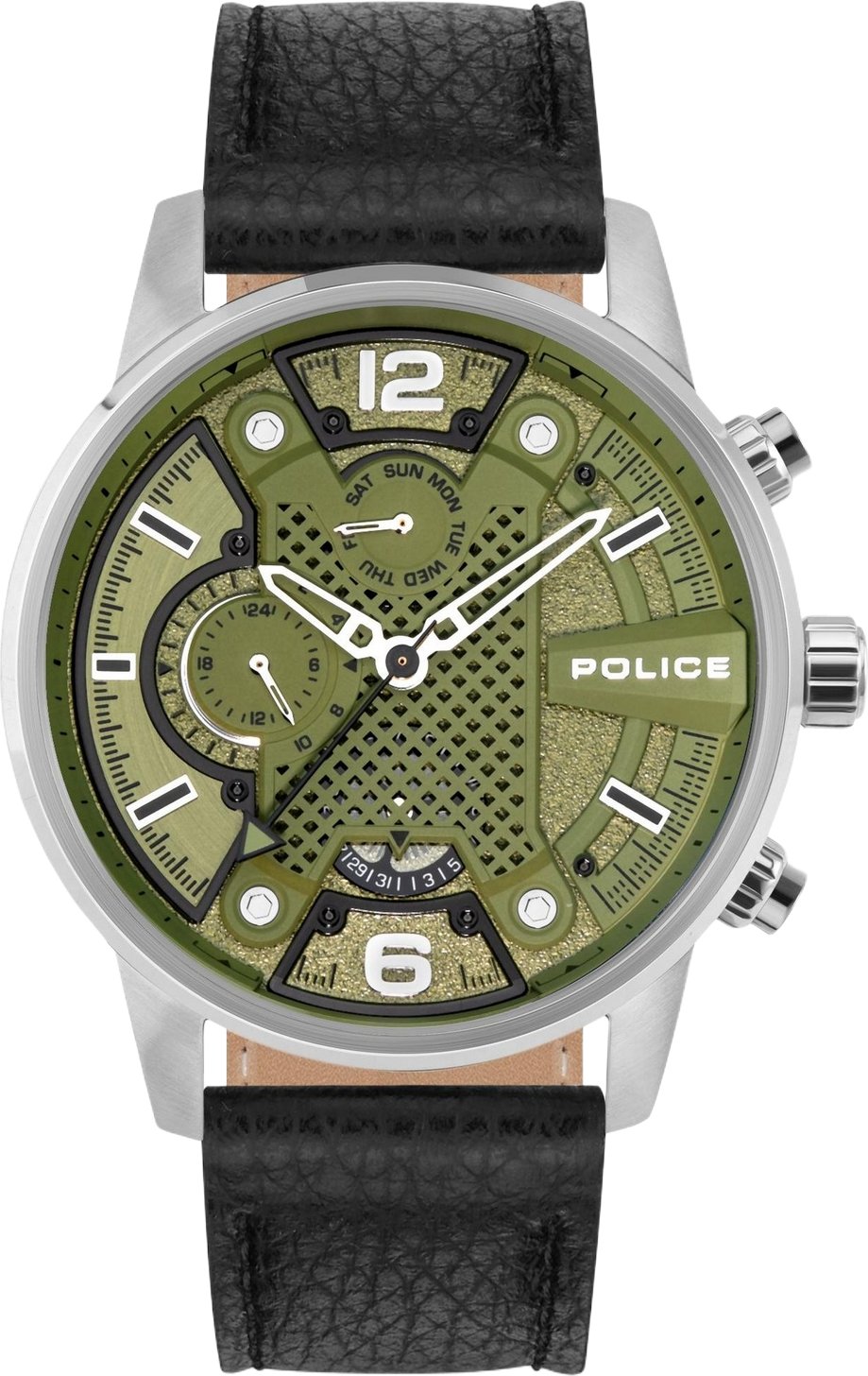 Police Herrenuhr Quartz Grau