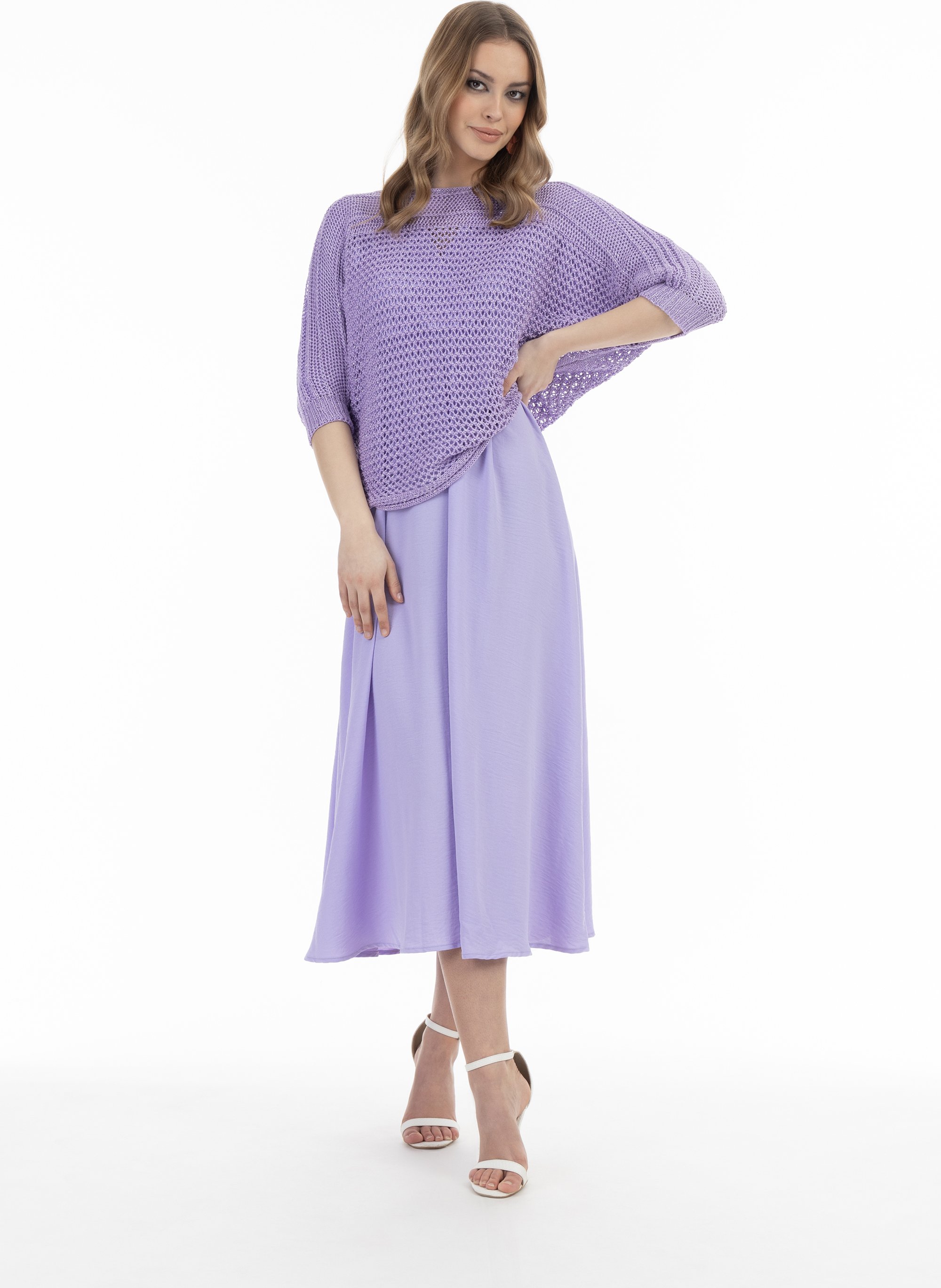 faina Pull en tricot à mailles larges