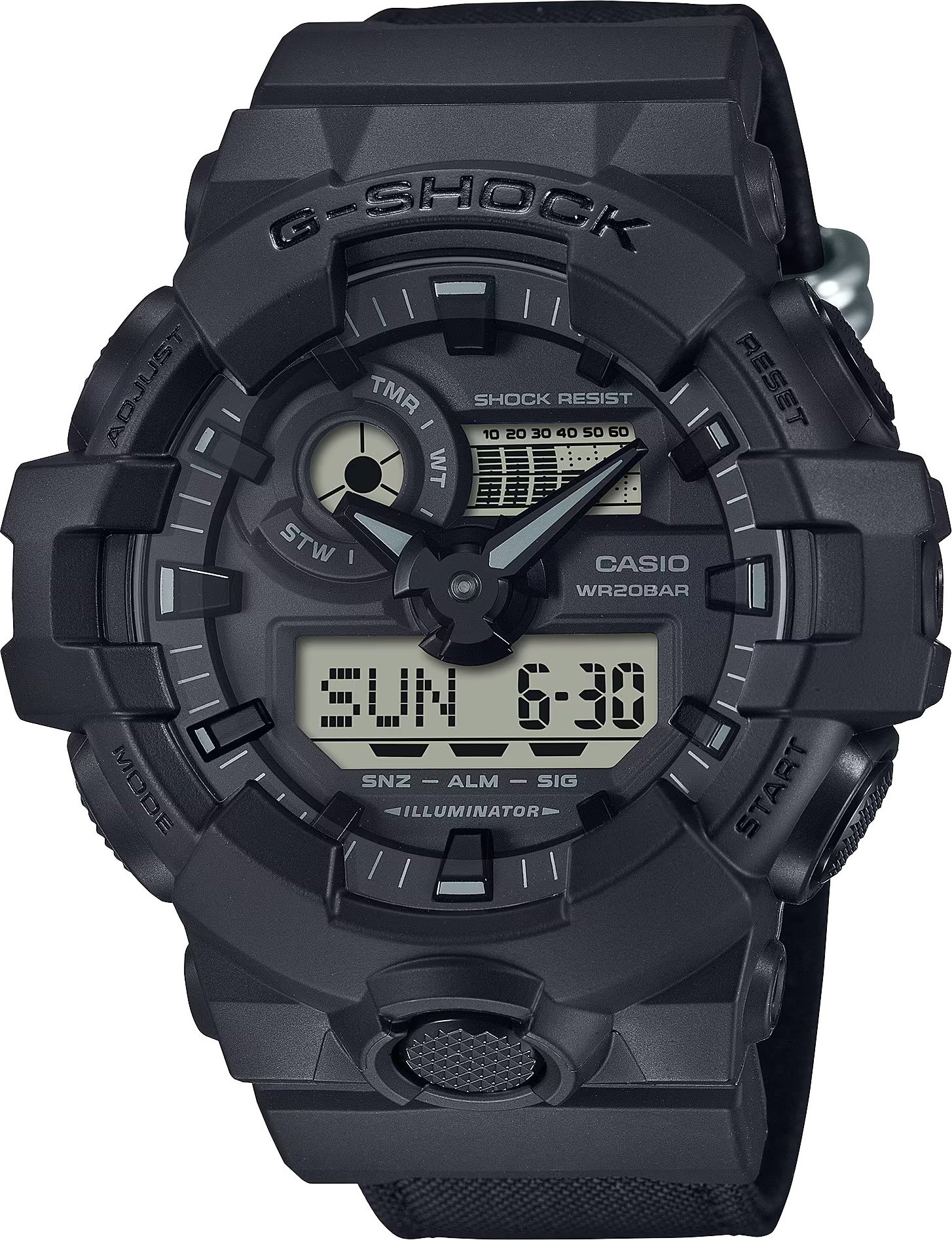 Casio G-Shock Herren Schwarz Uhr GA-700BCE-1AER