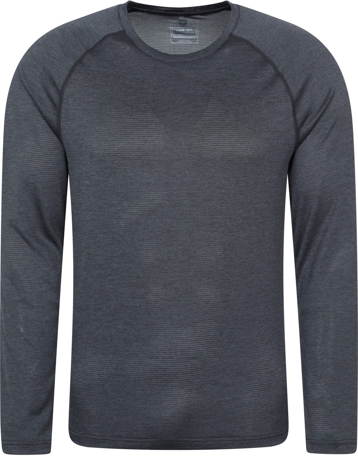 Mountain Warehouse - "Pulse" T-Shirt für Herren, IsoCool, Langärmlig (Dunkelgrau)