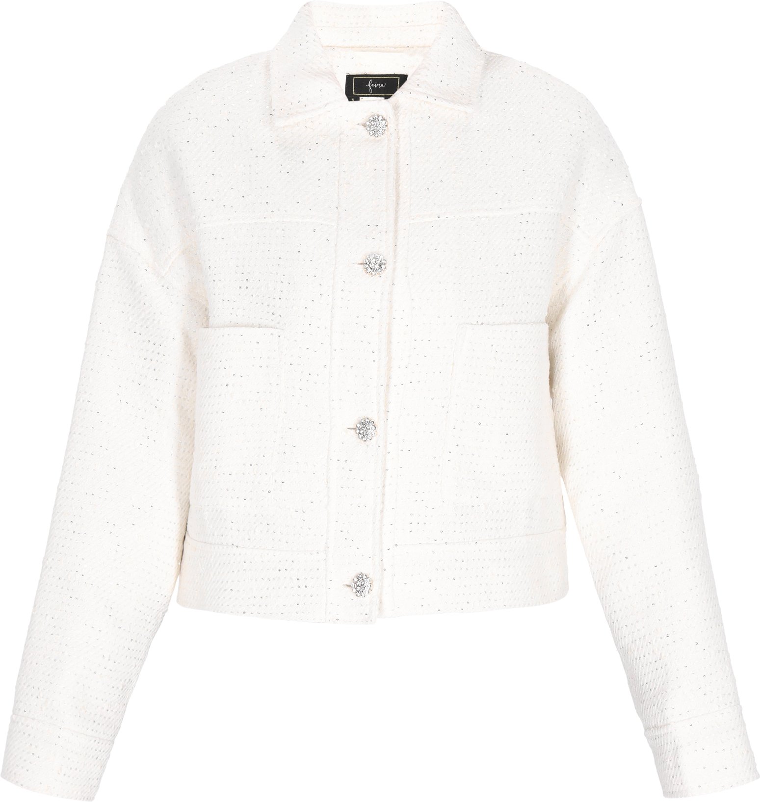 Faina Jacke Frauen cremefarben