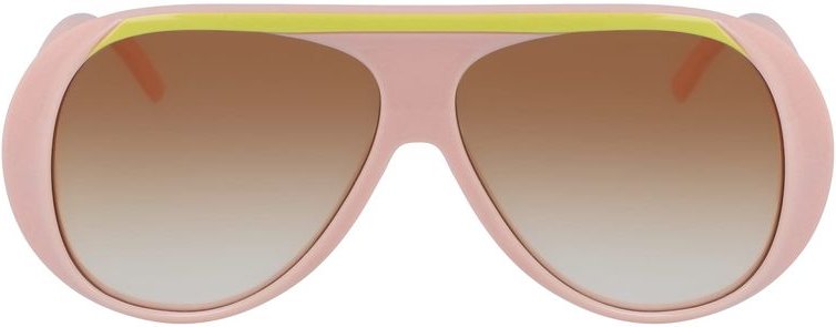 Lo664s Pink Aviator Sonnenbrille