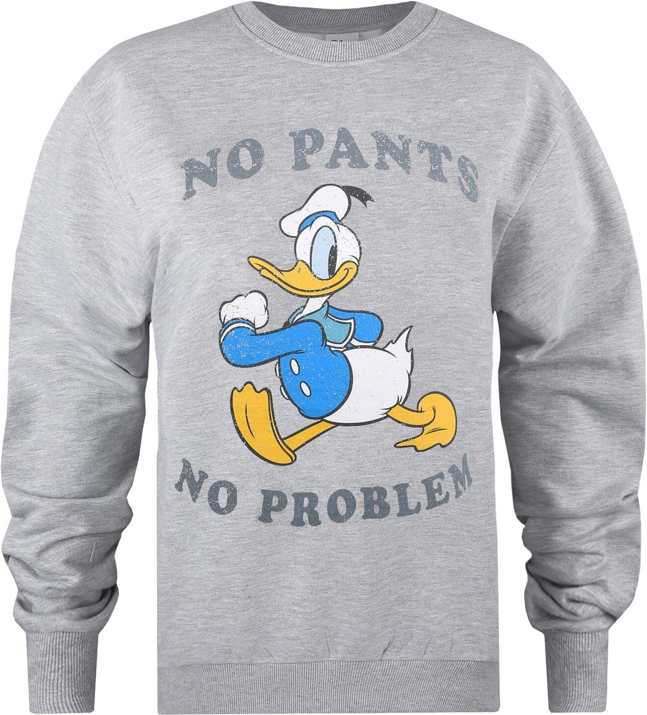 Disney - "No Pants No Problem" Sweatshirt für Damen (Grau)