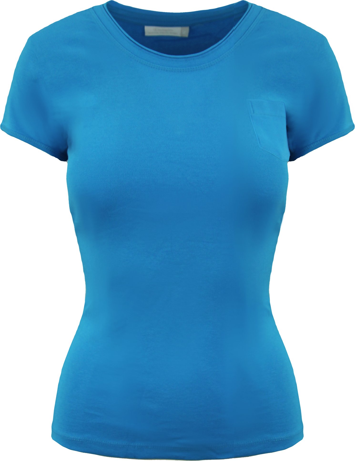 Champion Plain Womens Blue T-Shirt
