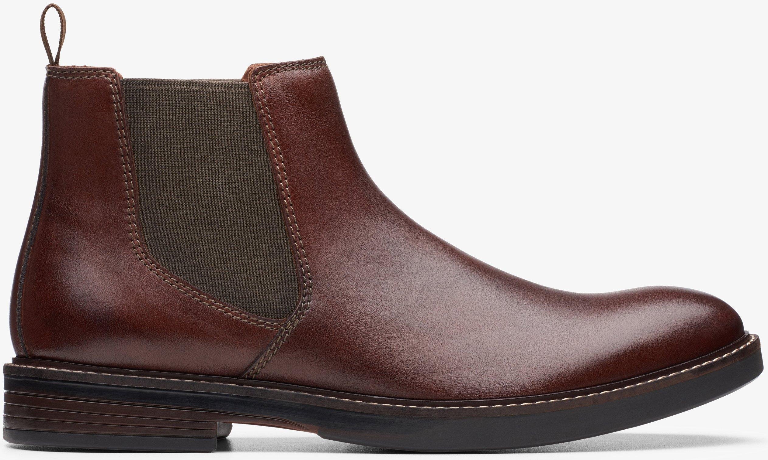 Paulson Up Mahagoni-Lederstiefel