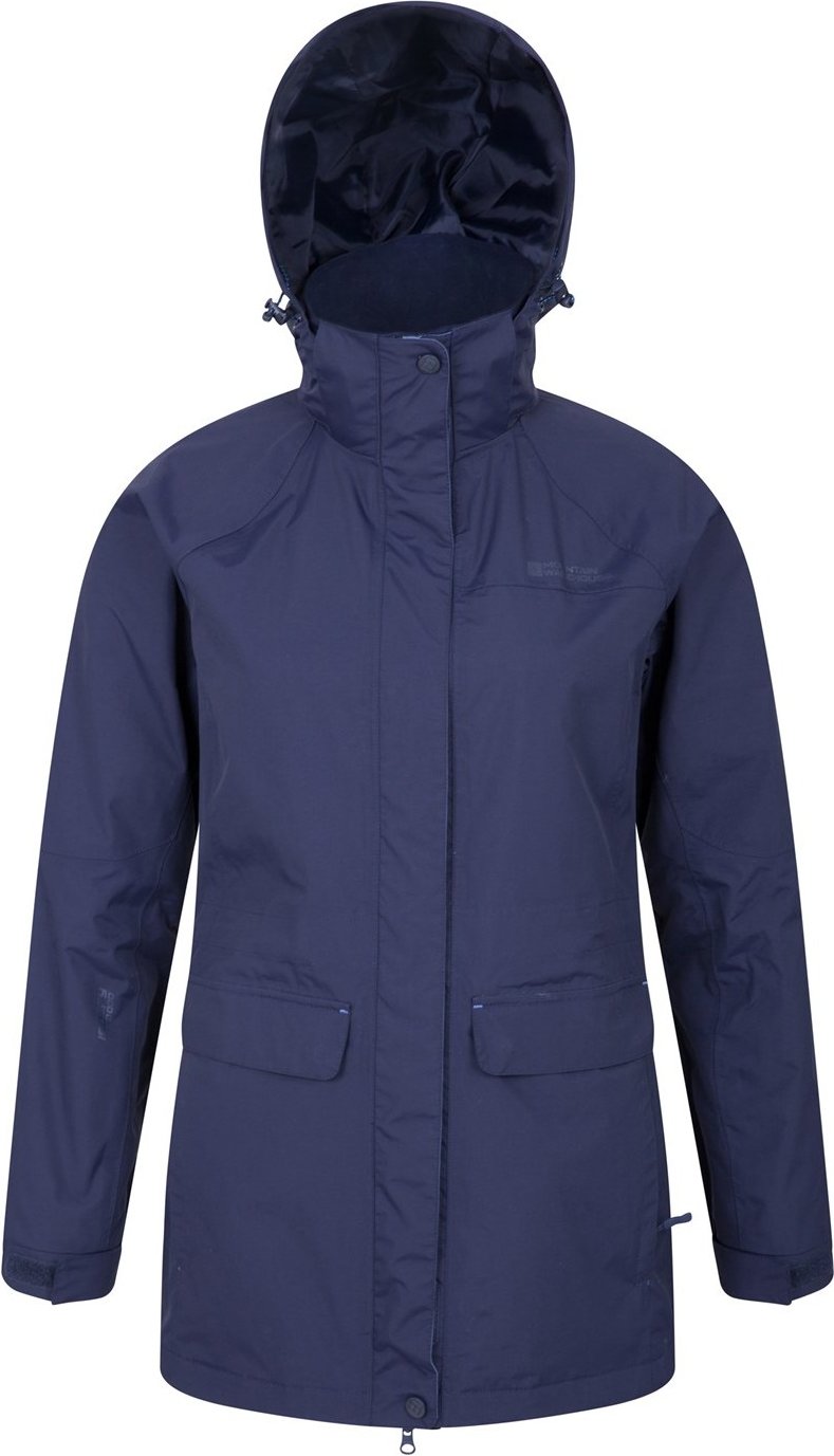 Mountain Warehouse Womens/Ladies Glacial Extreme Wasserdichte Jacke (Navy)