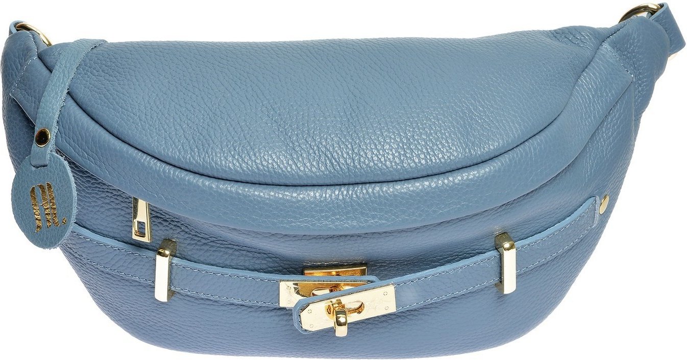 Anna Luchini Türkise Lederhandtasche