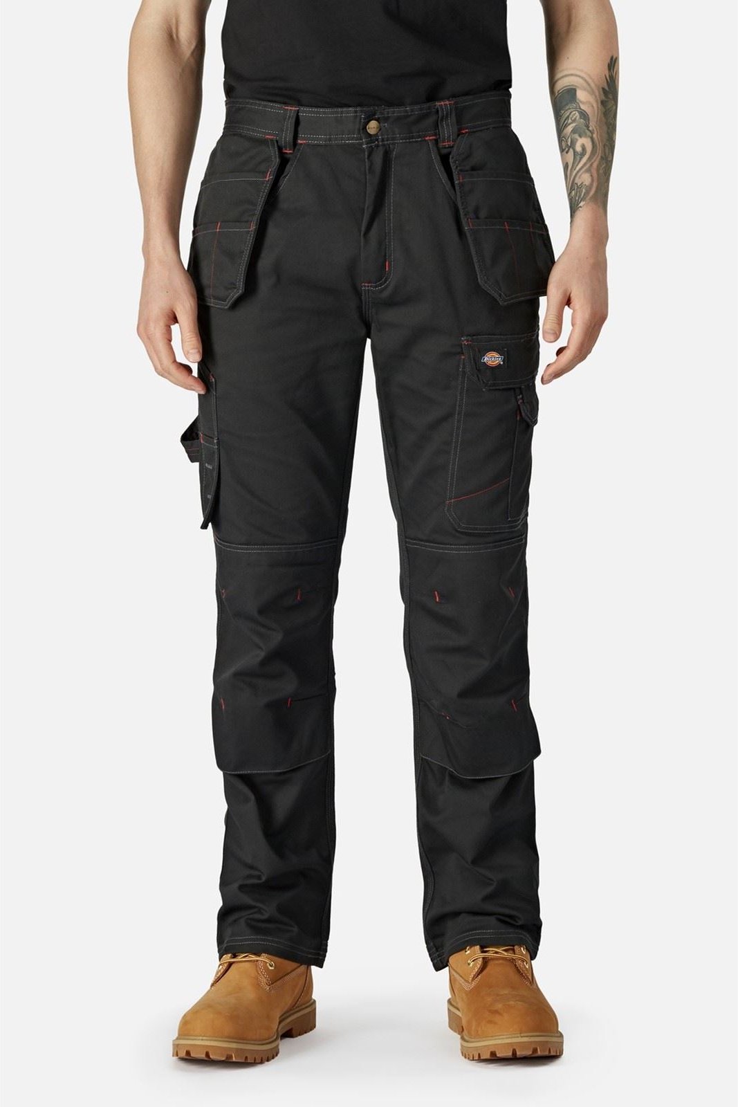 Dickies Redhawk Pro Polyester Herren Outdoor-Hosen in Schwarz