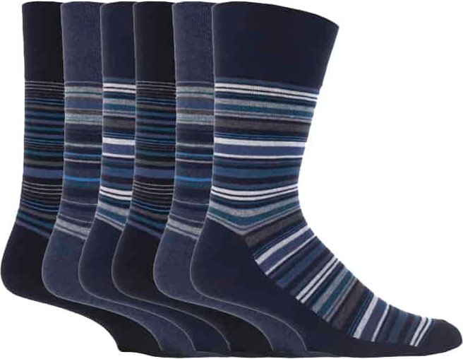 Gentle Grip - Herren Socken Bigfoot Honeycomb Top Cotton Rich 6er Pack - SOMRJ49