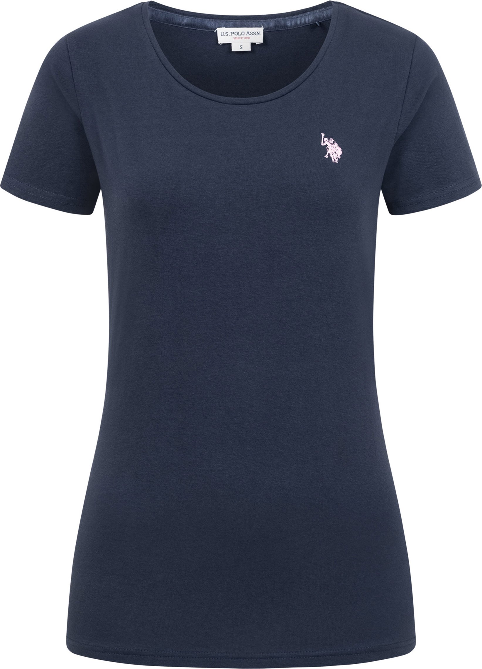 U.S. Polo Assn. Damen T-Shirt aus Baumwoll-Stretch