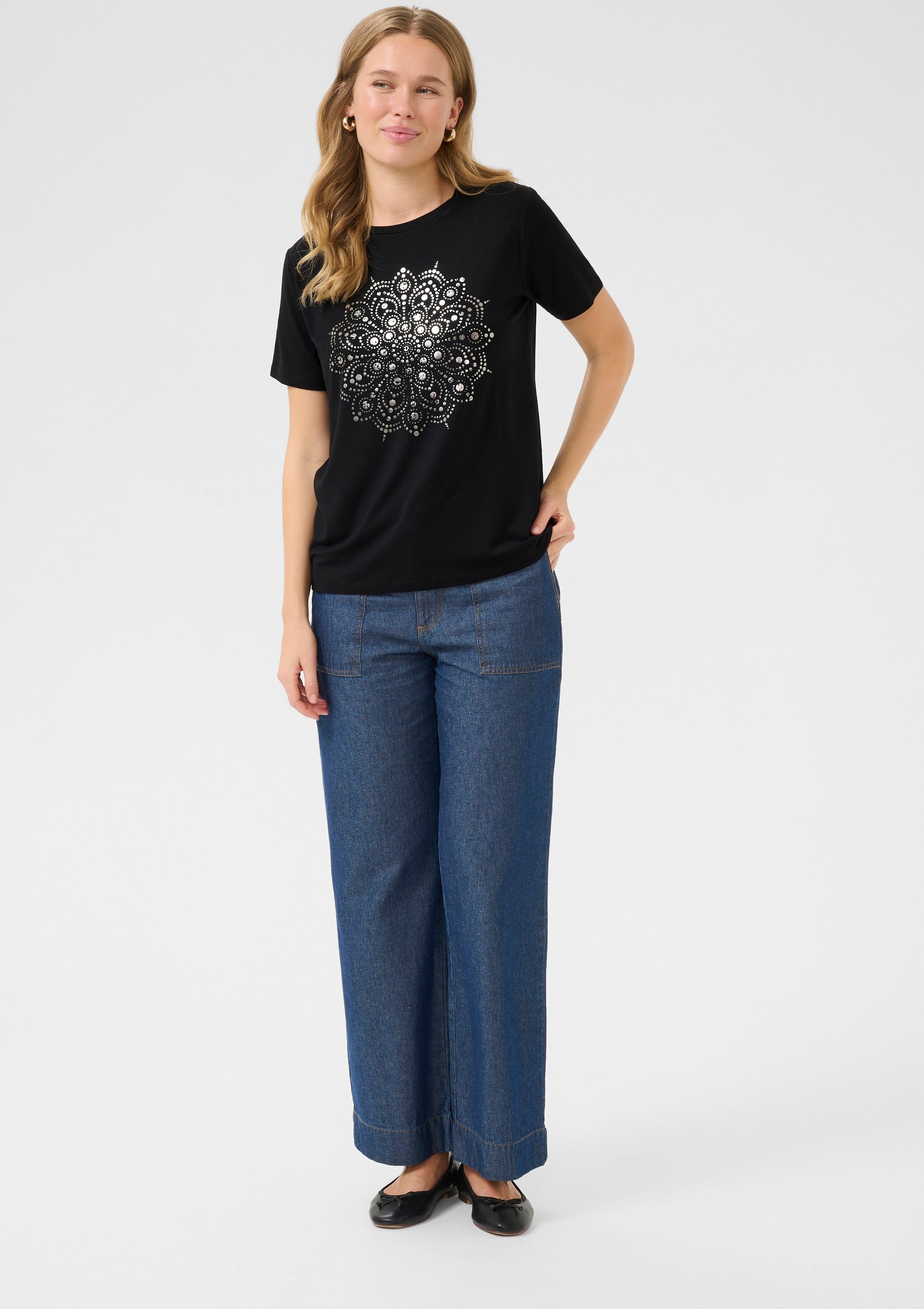 T-shirt Regular fit Black