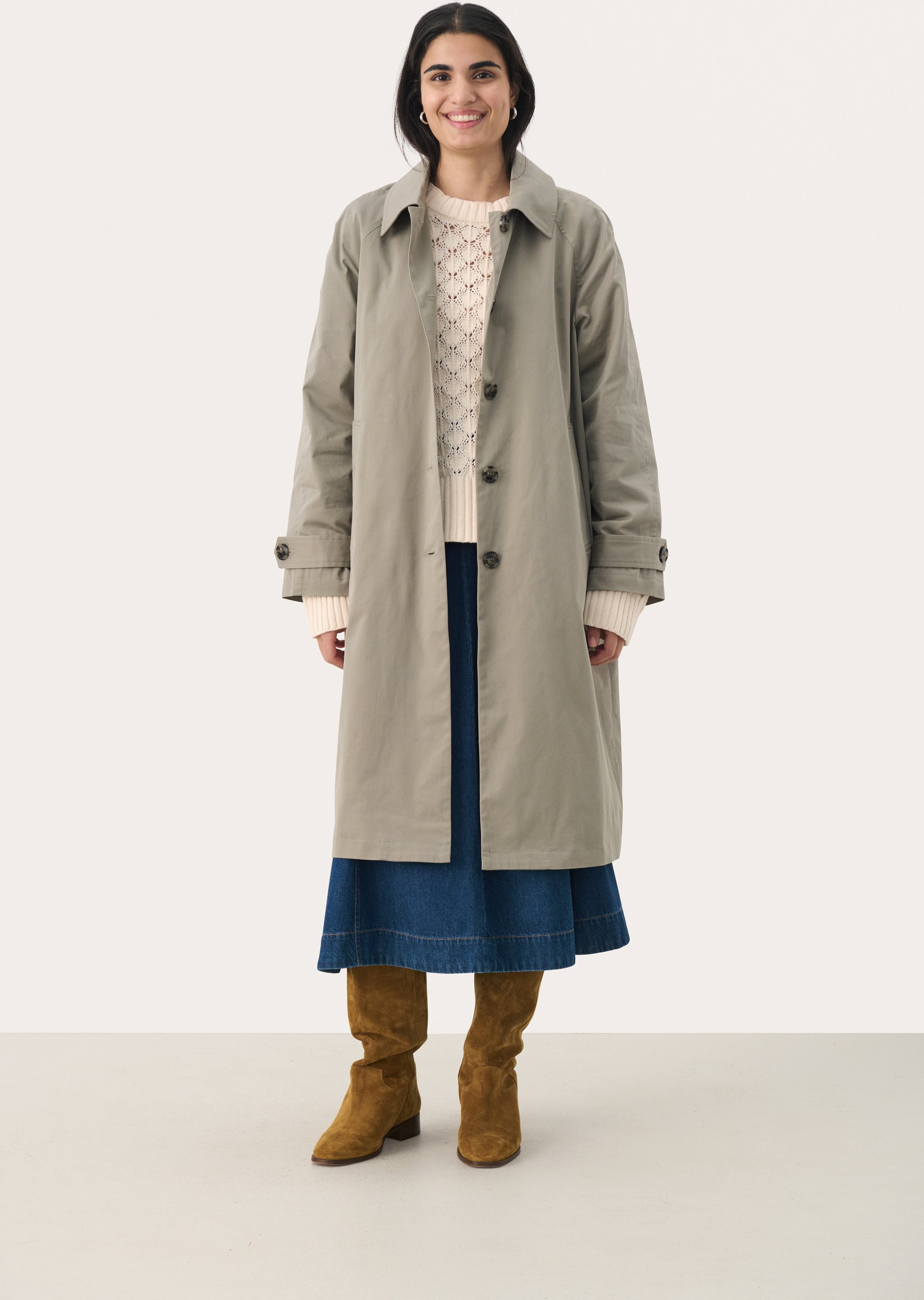 Jacke Gerade Passform Vetiver green