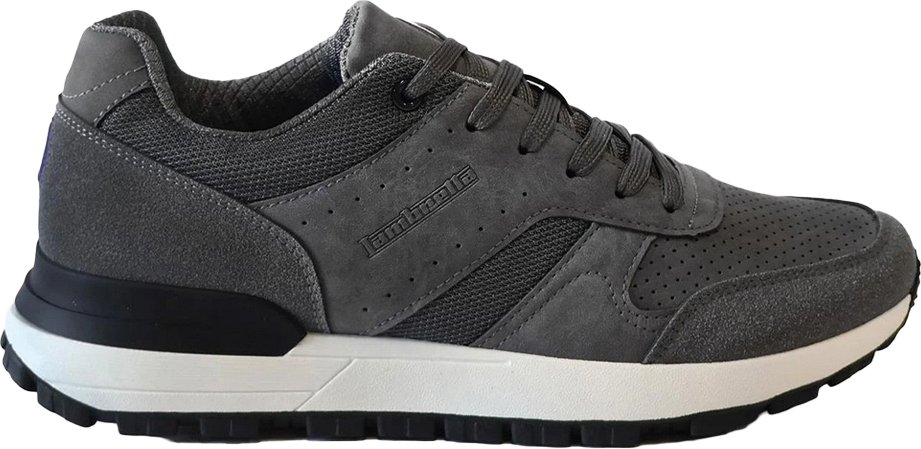 Lambretta - Herren/Damen Unisex Sneaker "Echo 2" (Schwarz/Holzkohle)