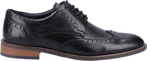 Thumbnail - Hush Puppies - "Dustin" Halbschuhe für Herren, Kuh Leder (Schwarz)