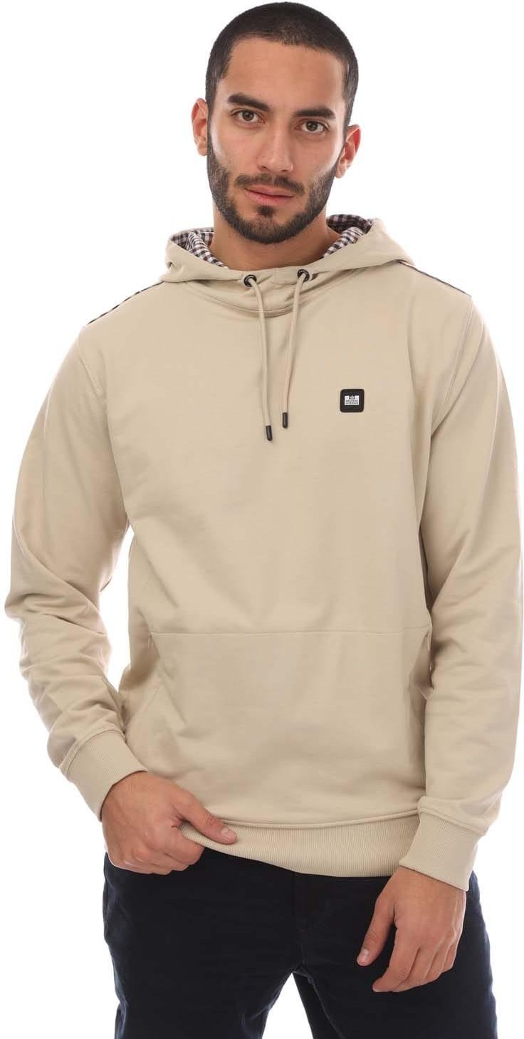 Thumbnail - Weekend Offender - "Justify" Kapuzenpullover für Herren (Steinfarben)