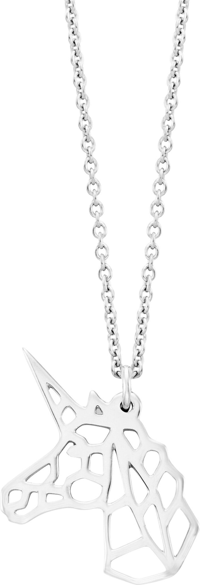 Julie Julsen Anhänger mit Kette 925 Silber rhodiniert Einhorn