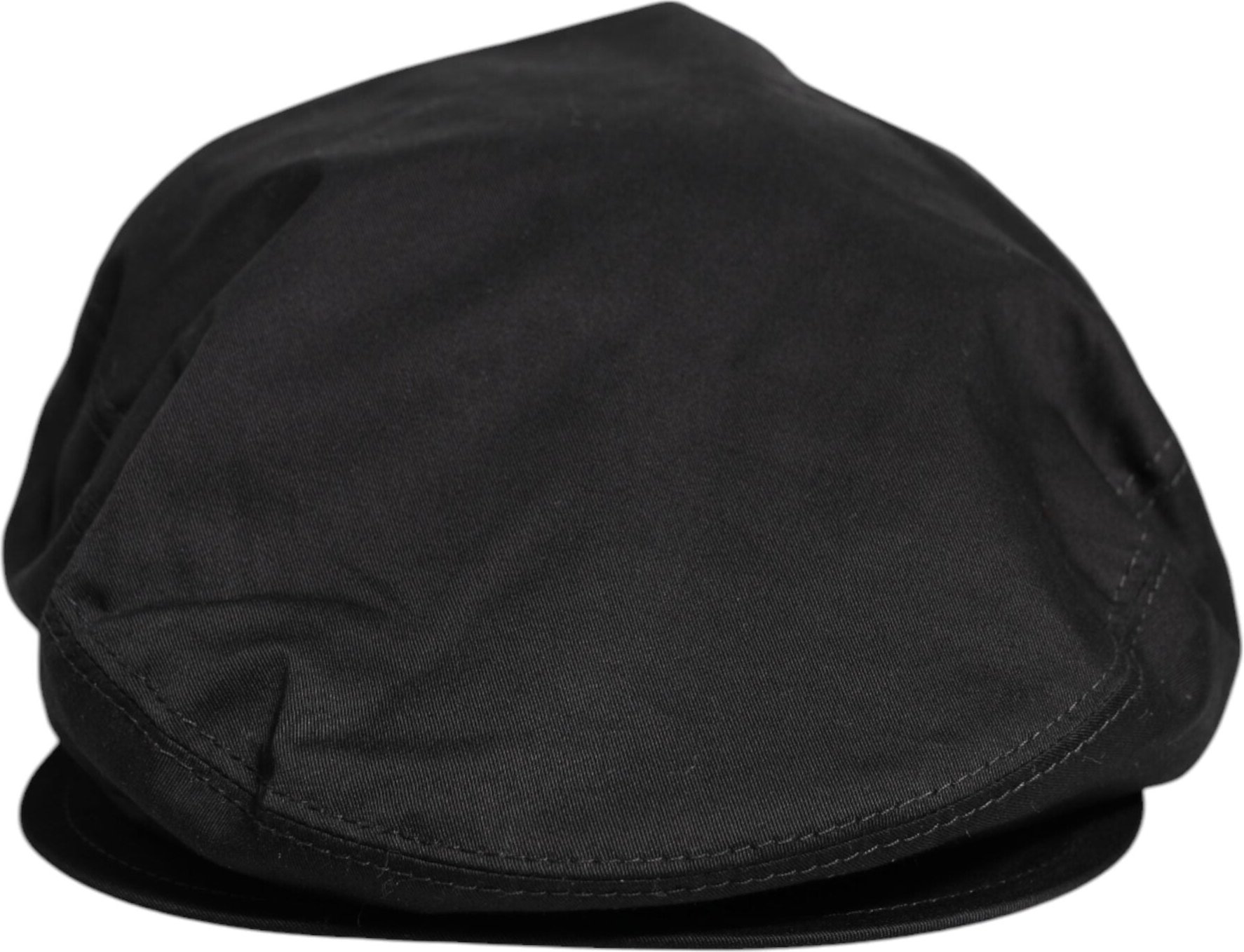 Dolce & Gabbana Schwarze Baumwolle Nachrichtenjunge Capello Cabbie Hut