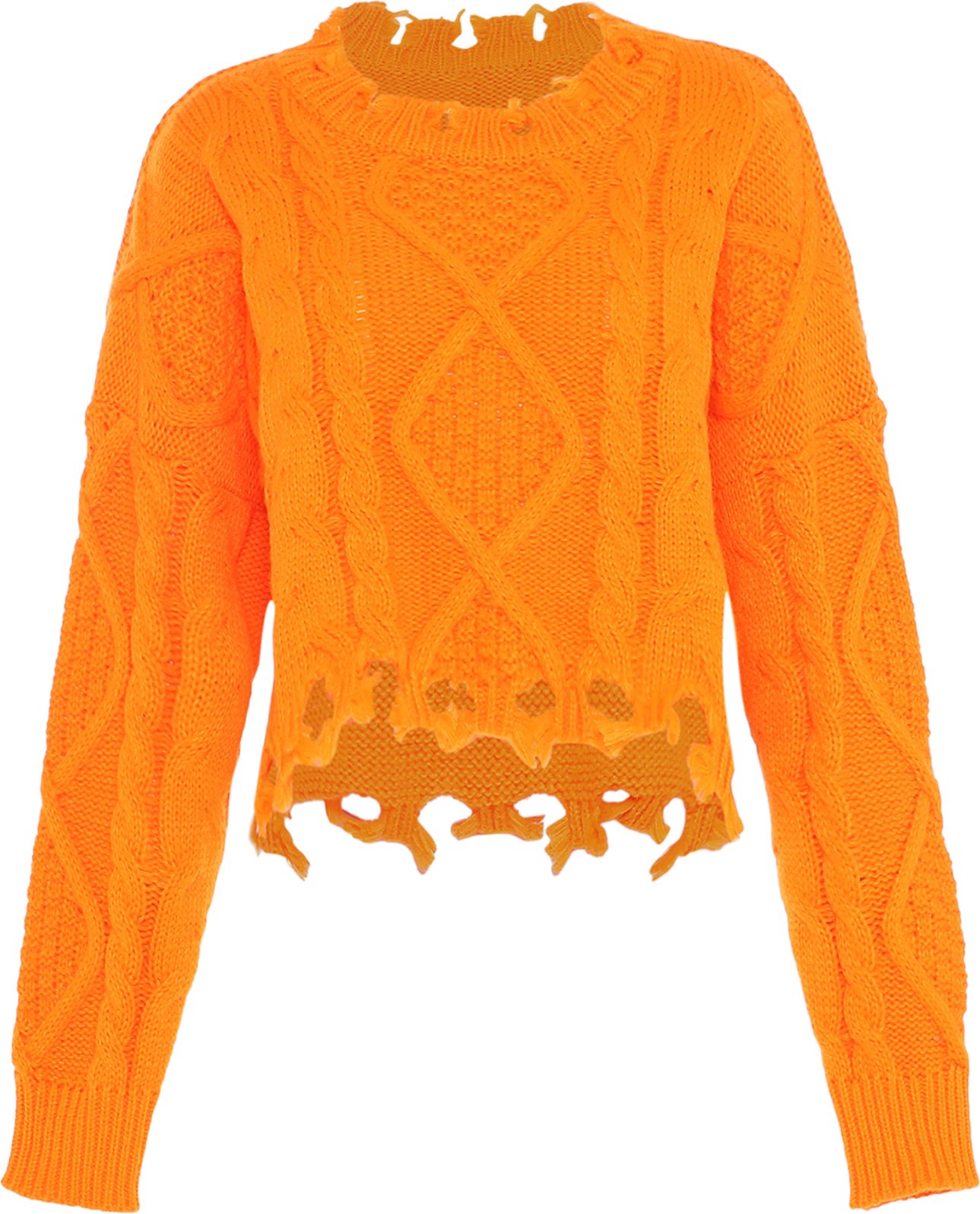 Thumbnail - Mymo Strickpullover Damen orange