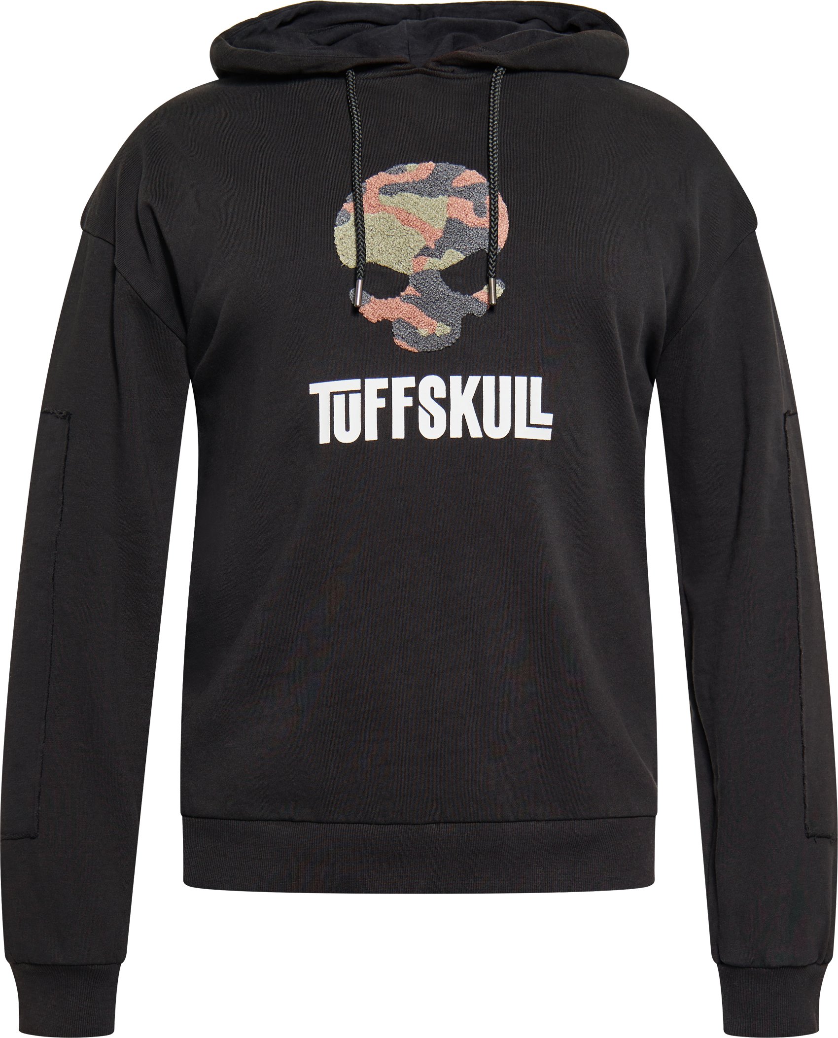 TUFFSKULL Sweatshirt Herren schwarz