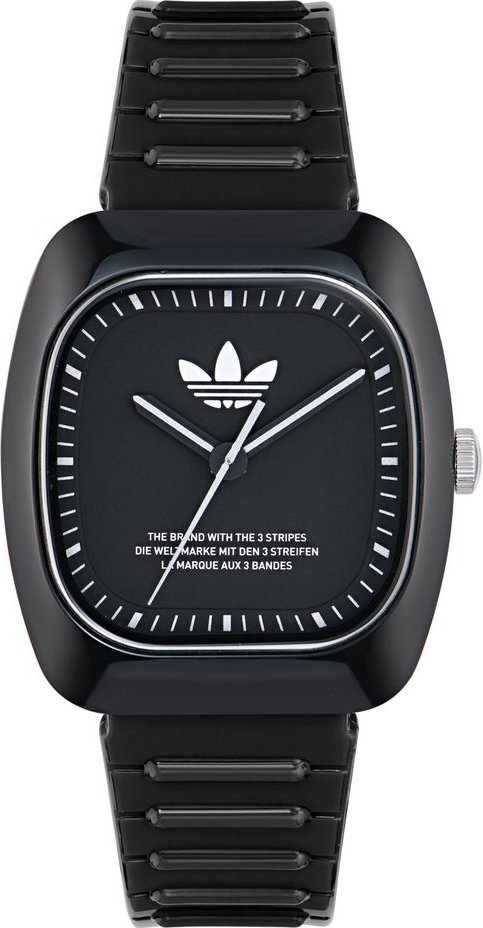 Thumbnail - Adidas Originals Retro Wave Zwei Unisex schwarze Uhr AOSY24531