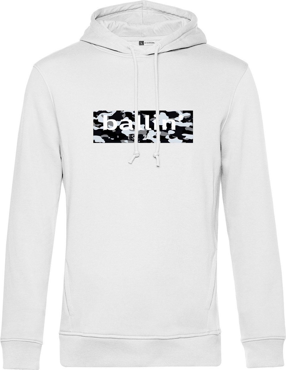 Camo Block Hoodie von Ballin Est. 2013 in der farbe Weiss und in größe XS.